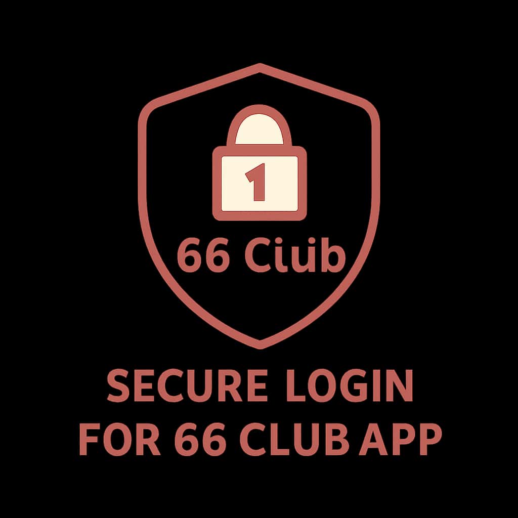 An icon representing Secure Login for 66 Club App.