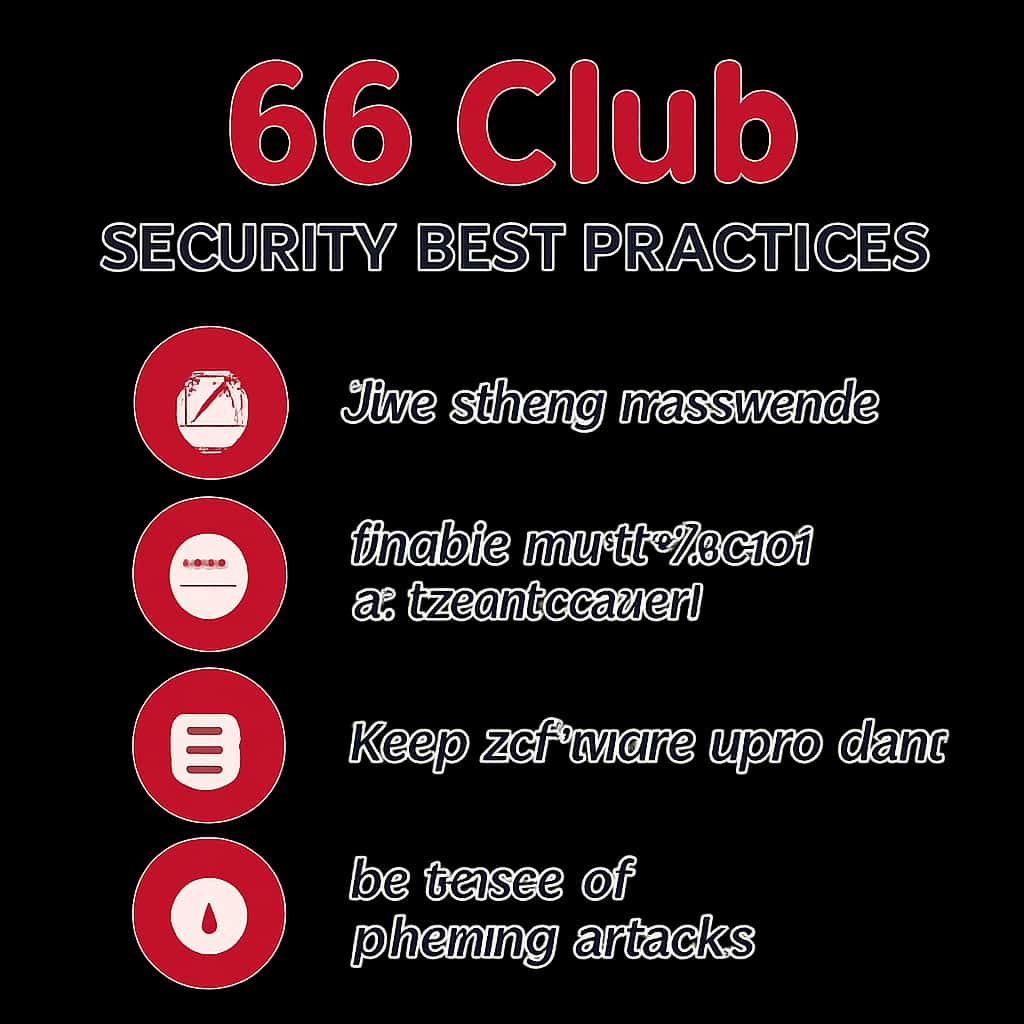 Diagram illustrating security best practices for 66 Club.