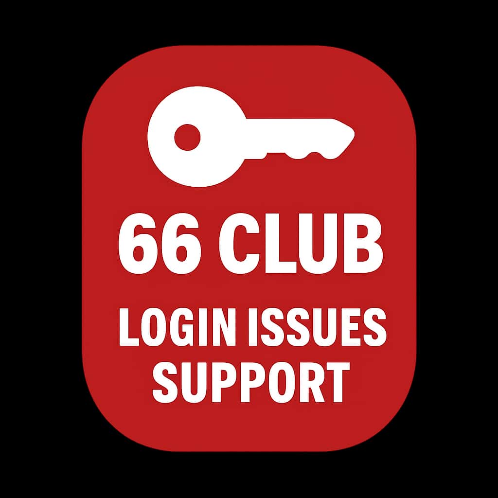 Icon representation for 66 Club Login Issues Support.