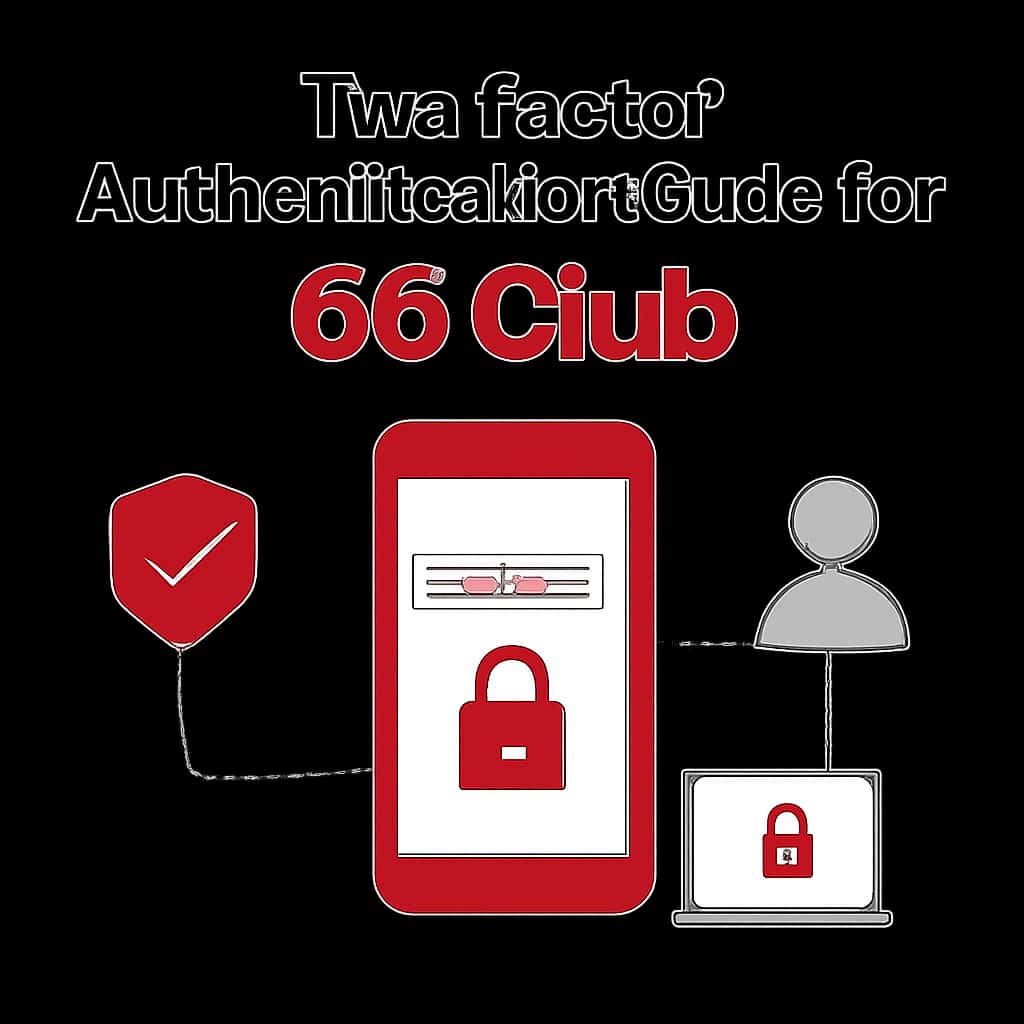 An educational diagram illustrating Two Factor Authentication processes for 66 Club.
